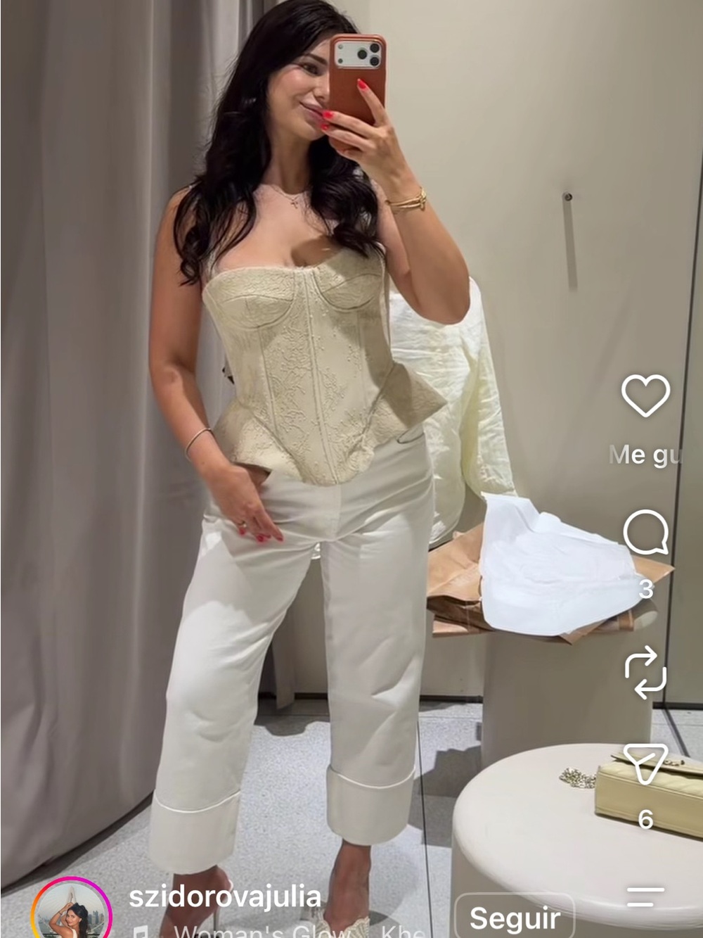 Women's Cream Bustier Top with Subtle Lace Detail luxury bustier